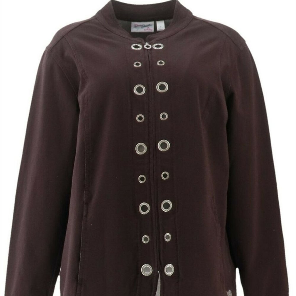 NWT QUACKER FACTORY GLAM GROMMET JACKET SMALL